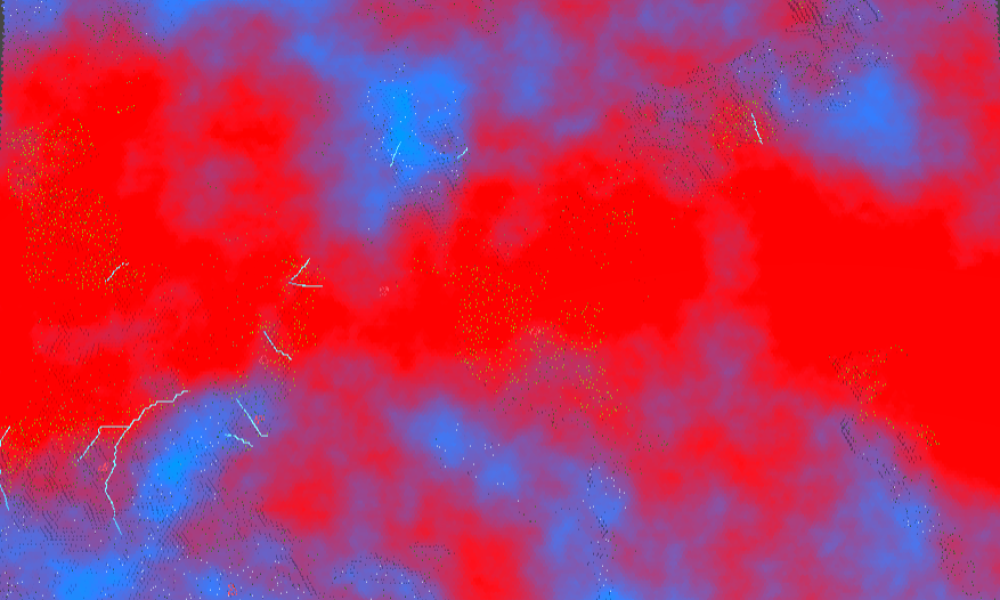 Temperature map